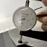 YX-160 - Sample thickness photograph