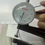 YX-075 - Sample thickness photograph